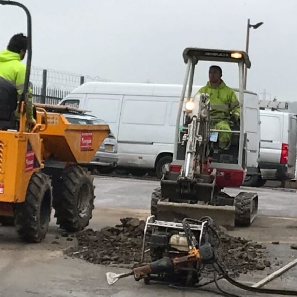 car park area tarmac